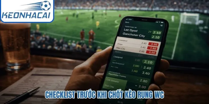 Bộ lọc dữ liệu trước mỗi quyết định kèo rung